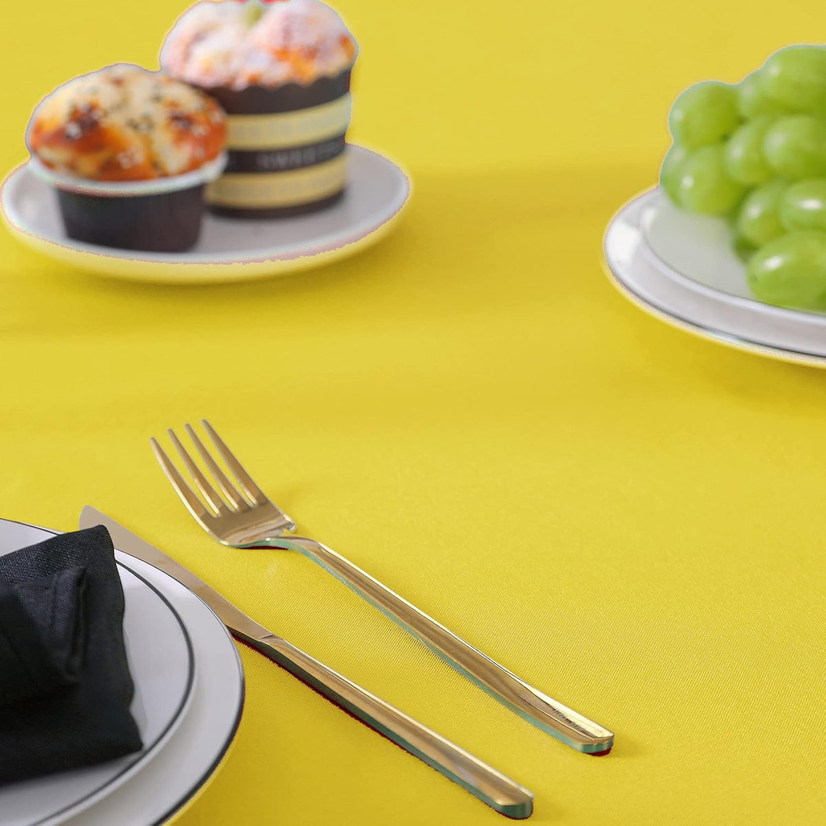Rectangle Tablecloth 60x84 inch Washable Polyester Fabric Table Cloth for Wedding Party Dining