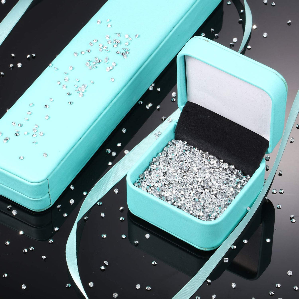 10000 Clear Wedding Table Scatter Confetti Crystals Acrylic Diamonds Rhinestones for Table