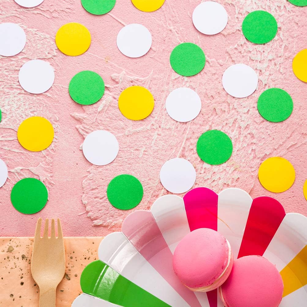 Glitter Confetti Circle Dots for Table Wedding Birthday Party Decoration, 1.2 inch in Diameter