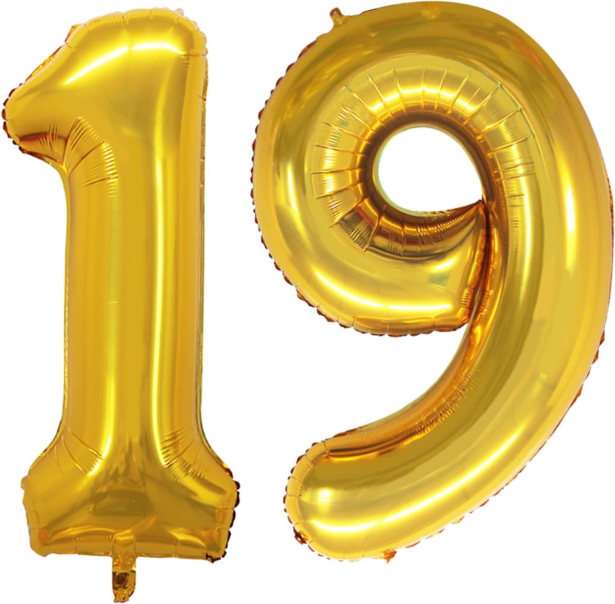 GOER Number 19 Balloons for 19th Birthday Sweet 19 Party Decorations,42 Inch Jumbo Foil Helium 91