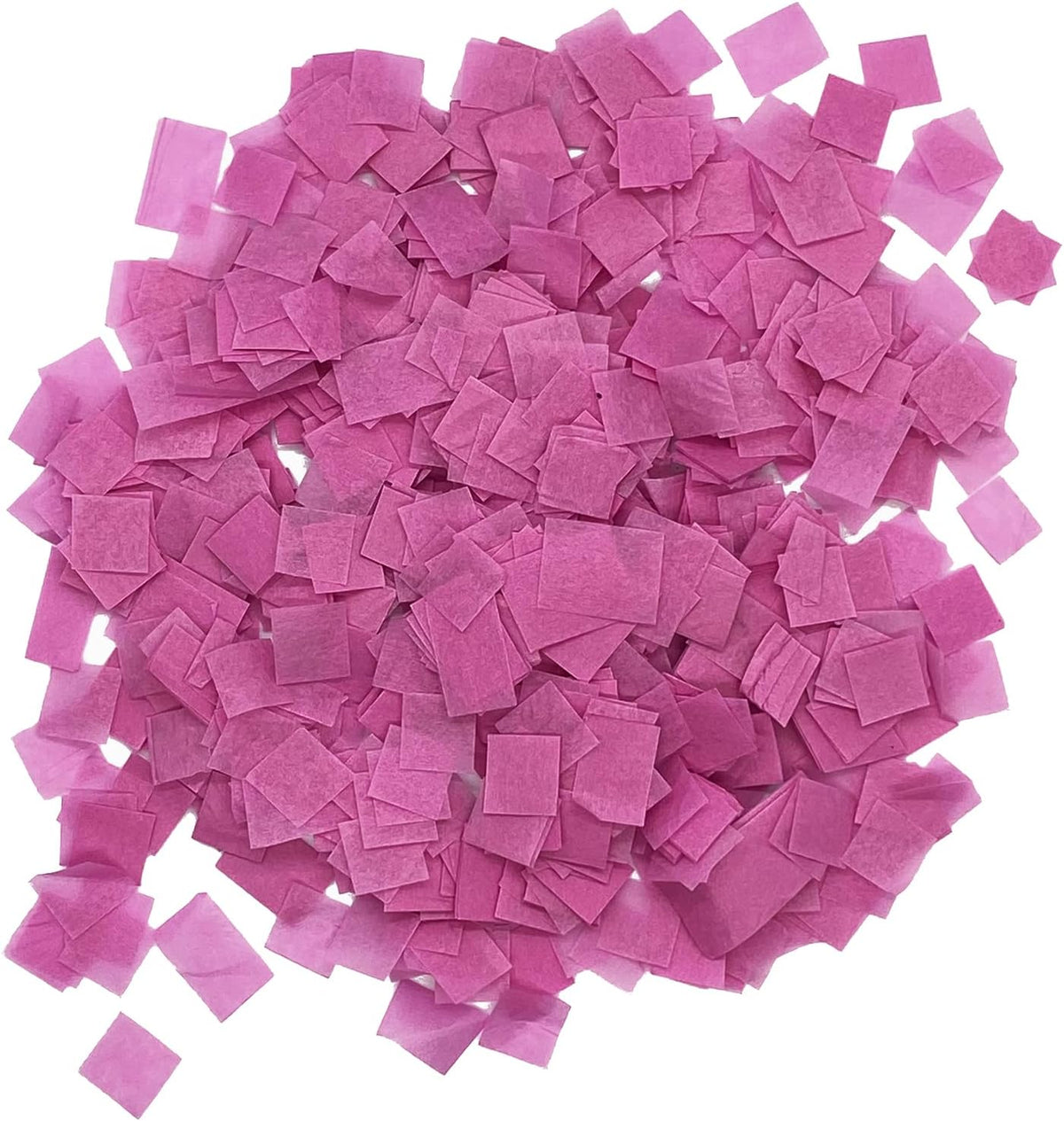 Biodegradable Tissue Confetti Squares, Pink Color – Ultimate Confetti Fluttering Tissue Paper