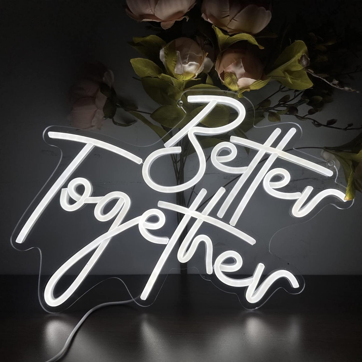 Ulalaza LED Neon Sign Night Light for Wall Party Décor Bedroom Room Bar Wedding Home Birthday Art