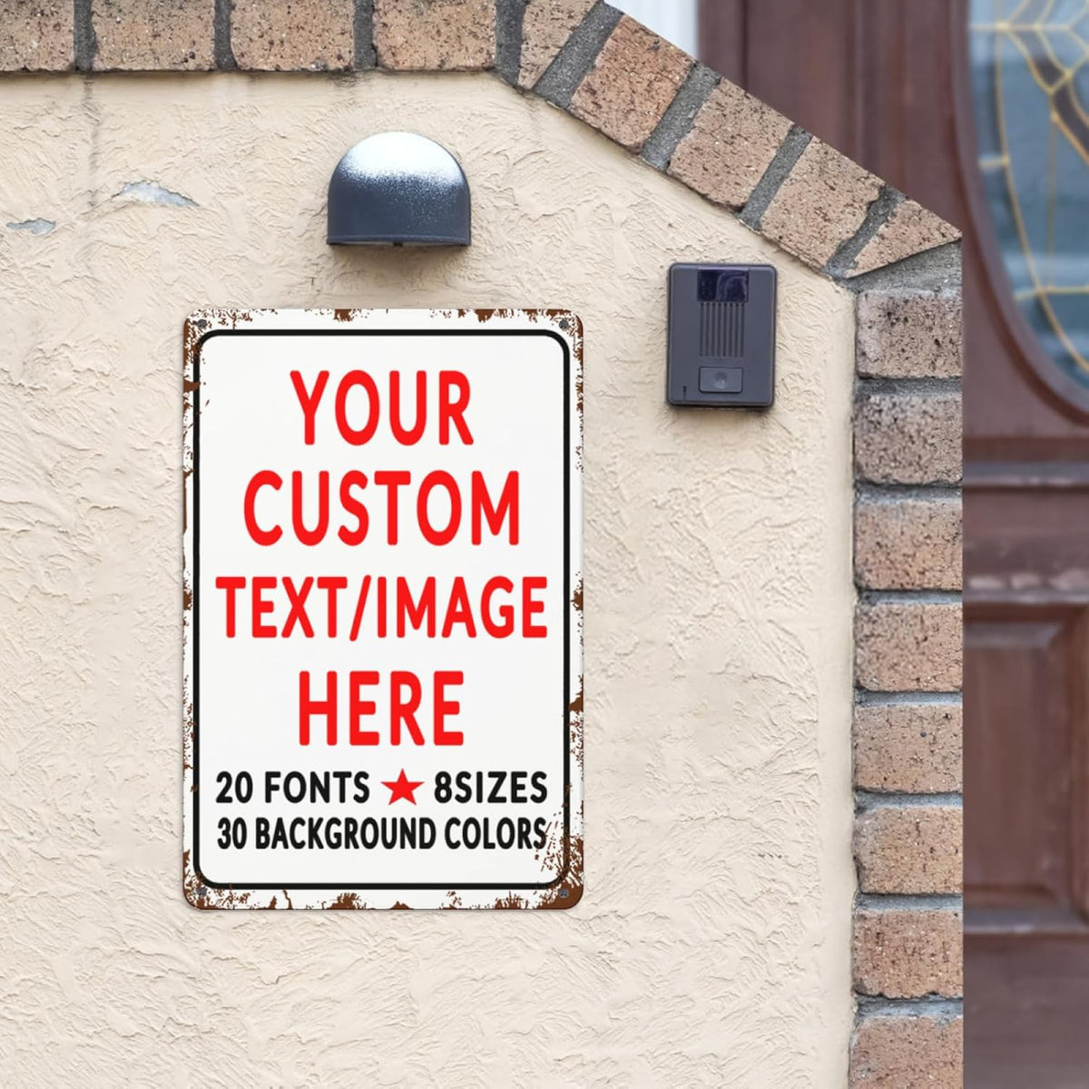 Custom Sign Personalized Custom Metal Sign, Customize For Office, Business, Workplace, Office