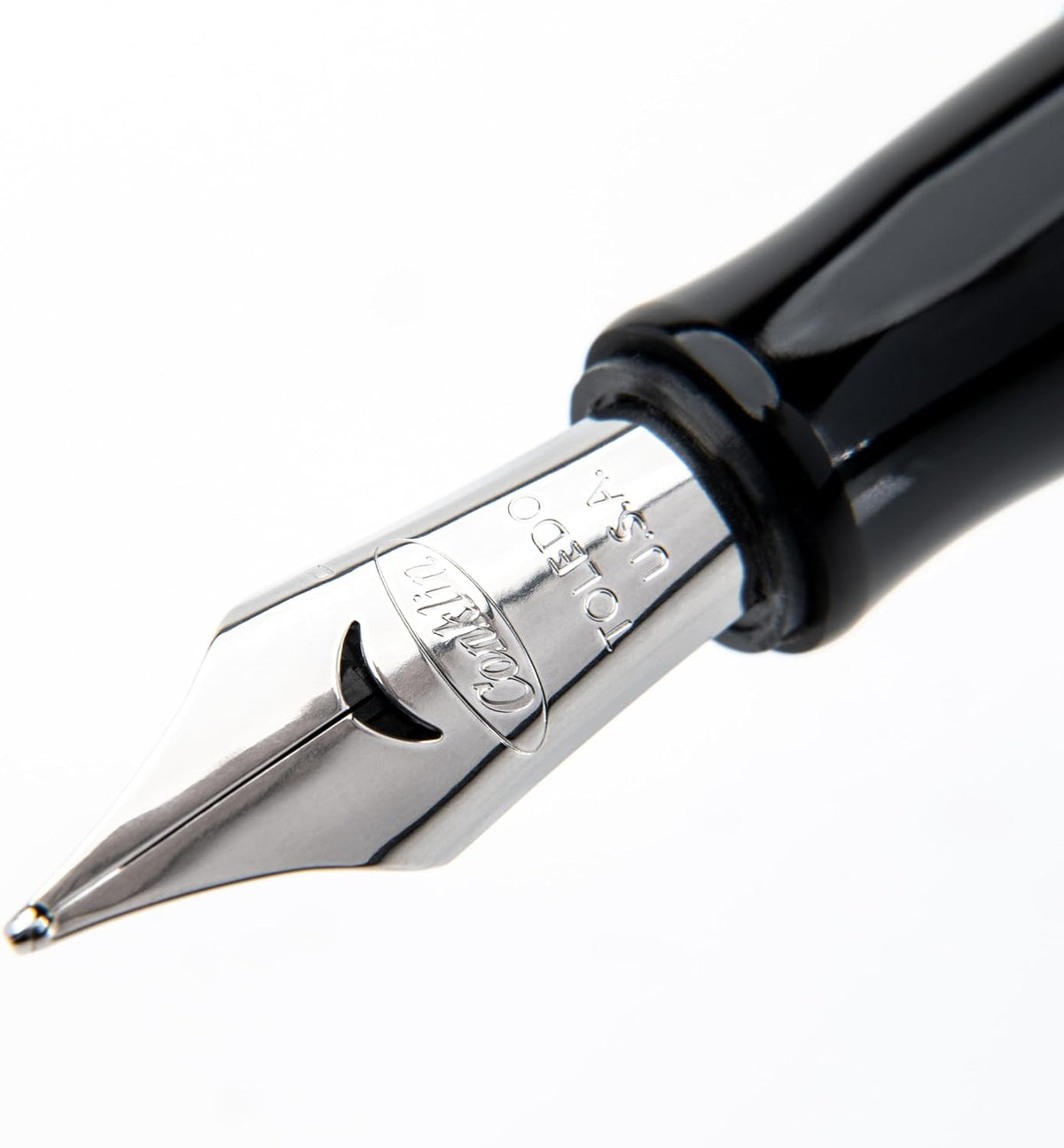 Conklin Duragraph Fountain Pen Ice Blue - Broad Nib, Elegant Writing Instrument with Cool Blue