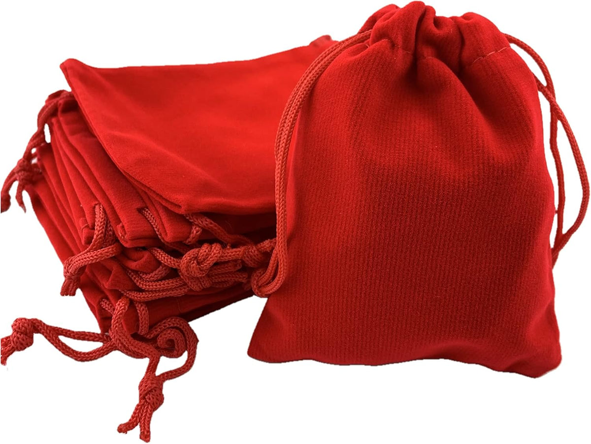 Palmhomee Pack of 48 3x4 Inch Velvet Drawstring Bags Gift Bag Velvet Pouch For Jewelry Wedding and