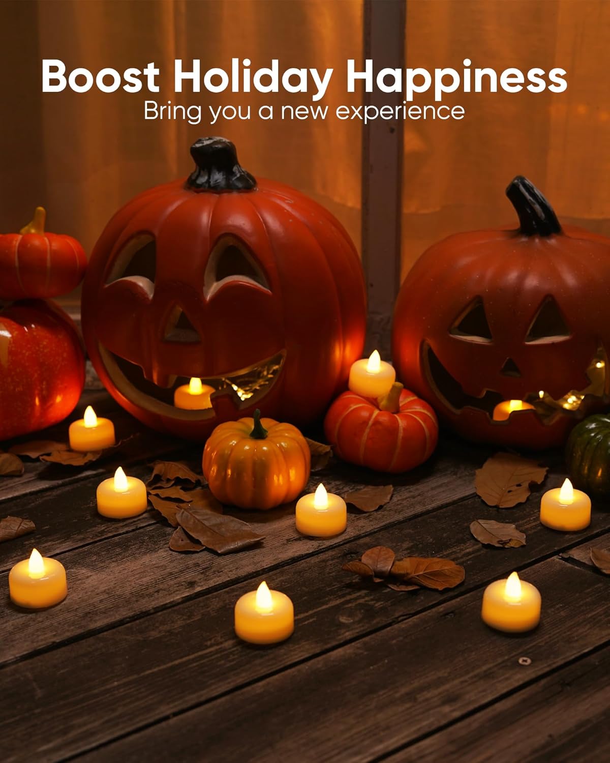 Amagic 150Pack Flameless LED Tea Lights Candles Battery Operated, Electric Fake Tealight Candles