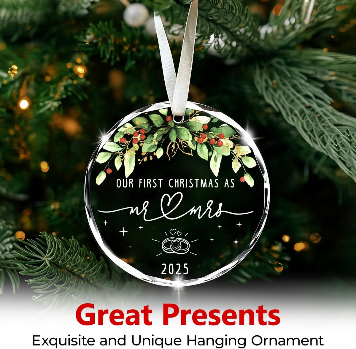 NewEleven Wedding Gifts for Couples 2025 - Mr and Mrs, Just Married Gifts for Couple, Newlywed