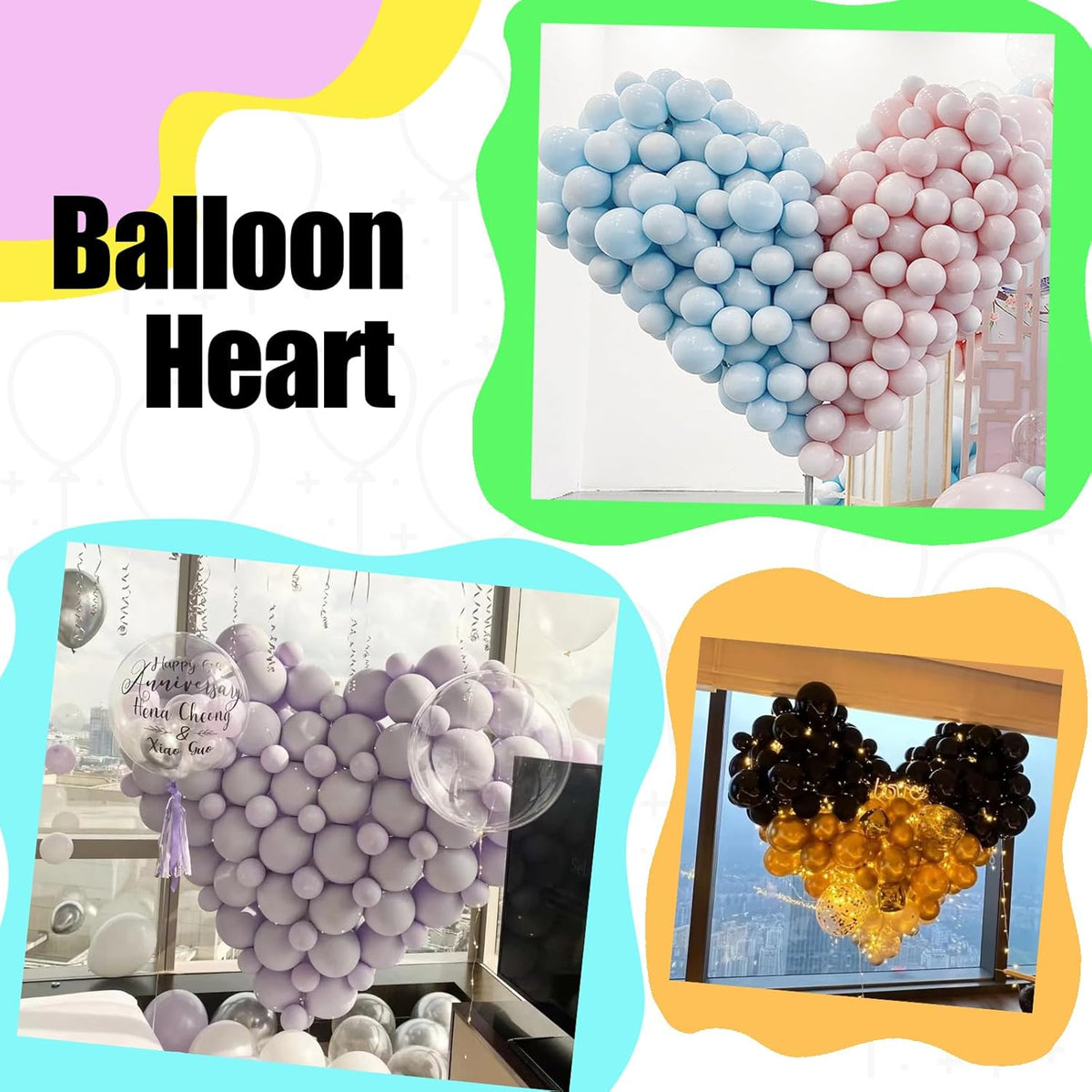 50 Pcs Quick Link Balloons Silver Metallic 6 inch, Latex Linking Balloons for Balloon
