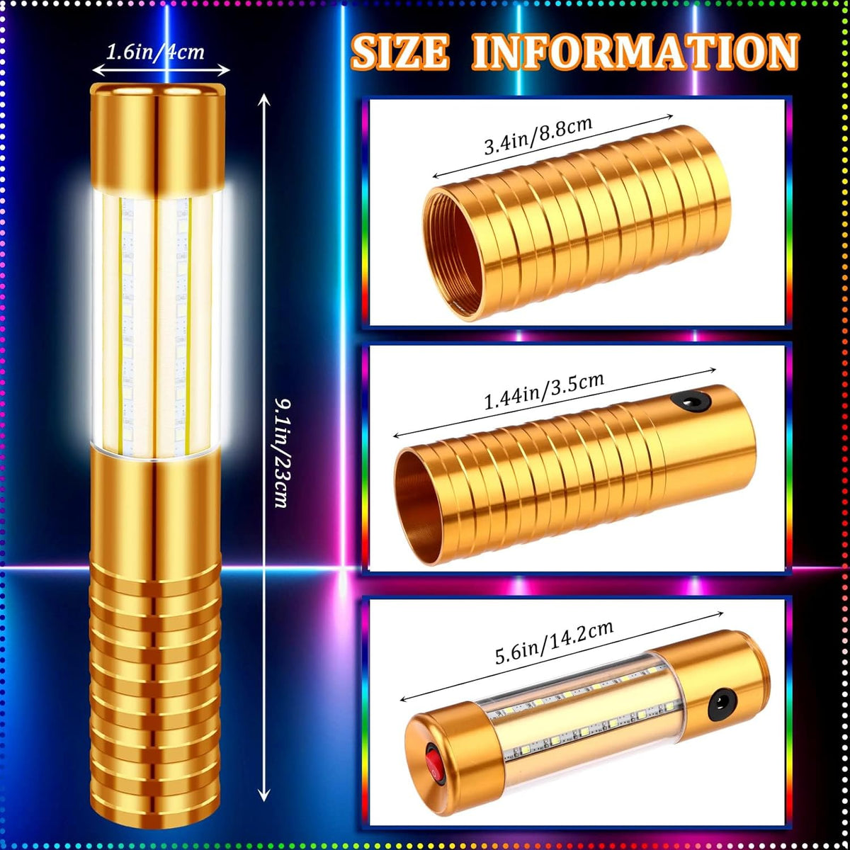 4 Pieces Strobe Baton Bottle Service Sparklers Bottle Service Light Bottle Handheld Light for