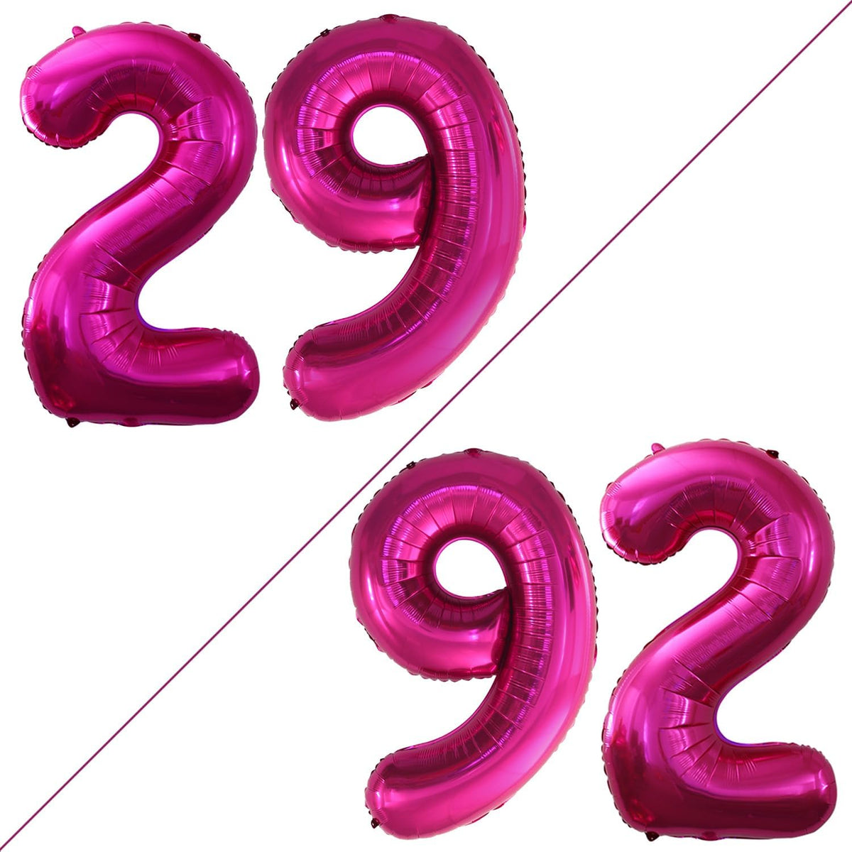 GOER Number 29 Balloons for 29th Birthday Party Decorations,42 Inch Jumbo Foil Helium 92 Balloons