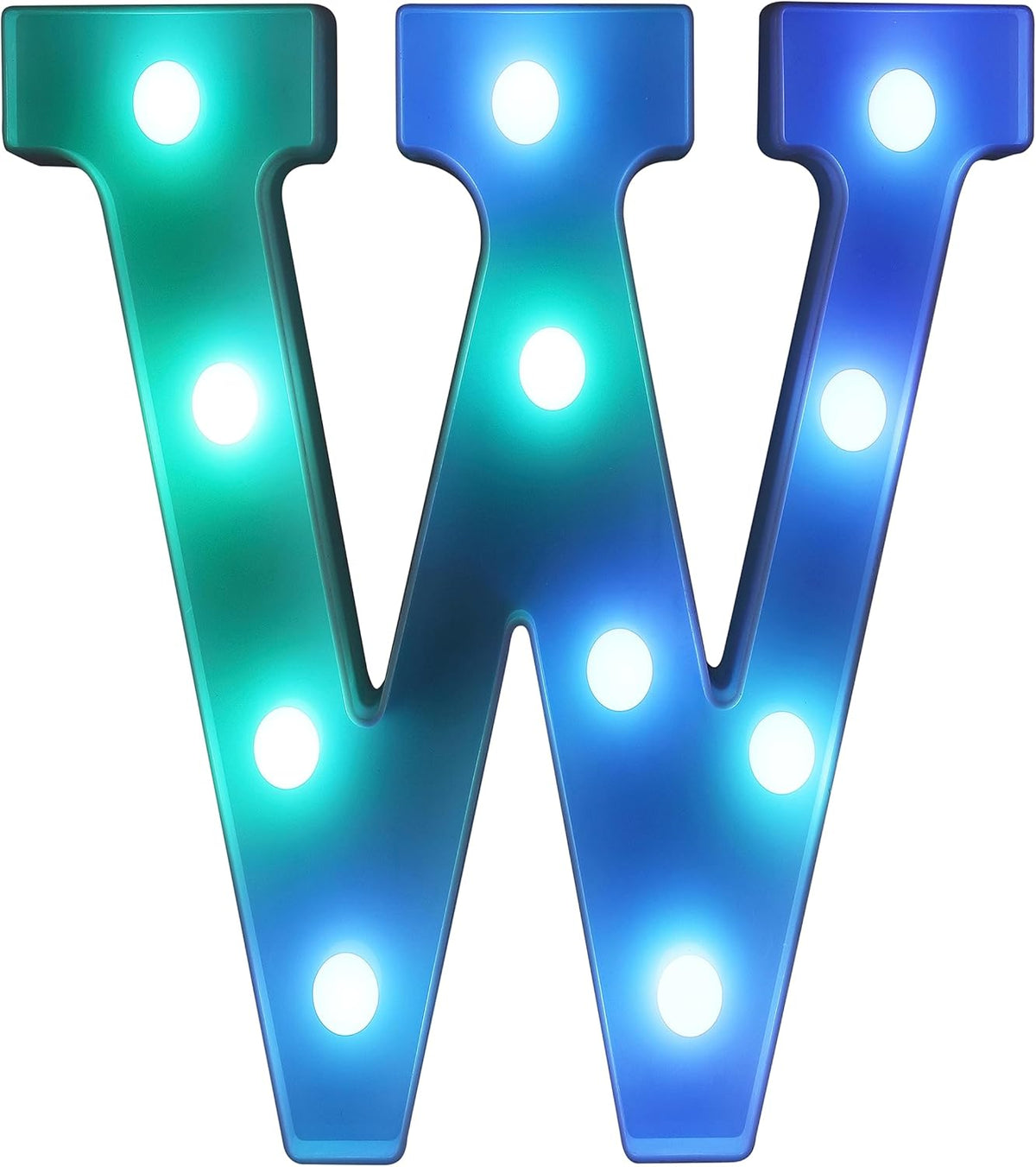 Foaky Colorful LED Letter Lights with Remote,Marquee Light Up Letters Sign for Night Light