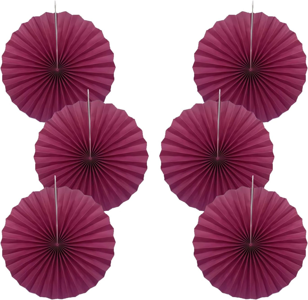 BARTHEW Red Party Decorations,Paper Decorations for Party,Girls Party Decorations Party Paper Fans