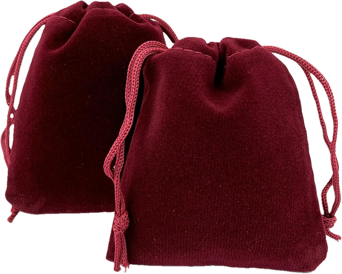 Palmhomee Pack of 48 3x4 Inch Velvet Drawstring Bags Gift Bag Velvet Pouch For Jewelry Wedding and