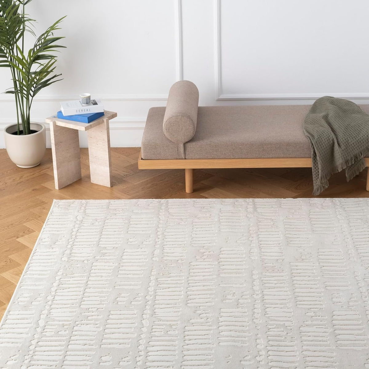 Revival Rugs Shell 10'6" x 14'3" Machine Washable Area Rug for Living Room Bedroom - 100% Recycled