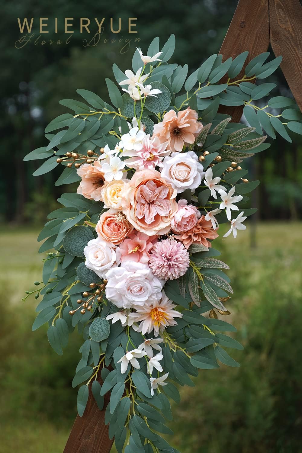 Artificial Wedding Arch Flowers Kit(Pack of 2) for Wedding Arch, Bridal Shower, Ceremony and