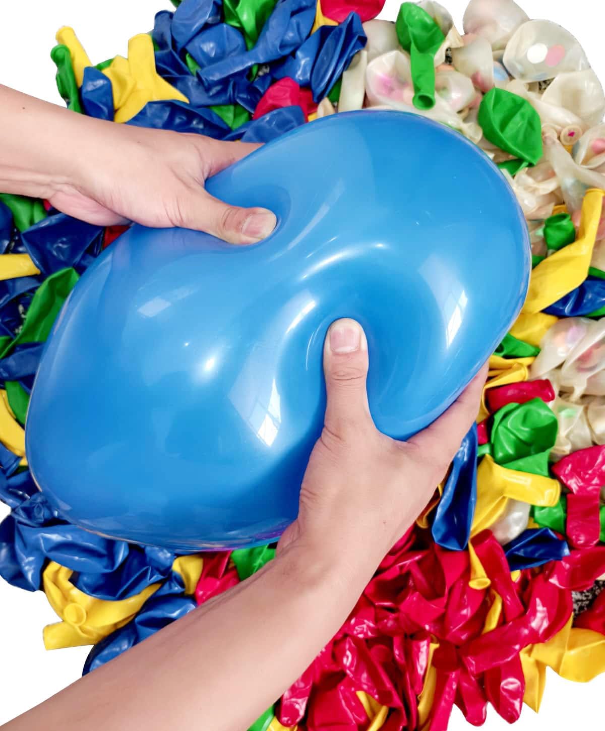 300 Pcs Red Yellow Blue Green Balloons, 12 Inch Red Yellow Blue Green Balloons and Colourful
