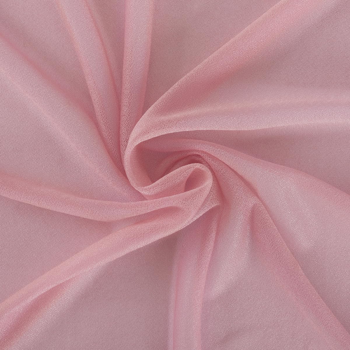 Dusty Rose Wedding Arch Draping Fabric 29" x 20 FT Wedding Drapes for Backdrop Sheer Curtains