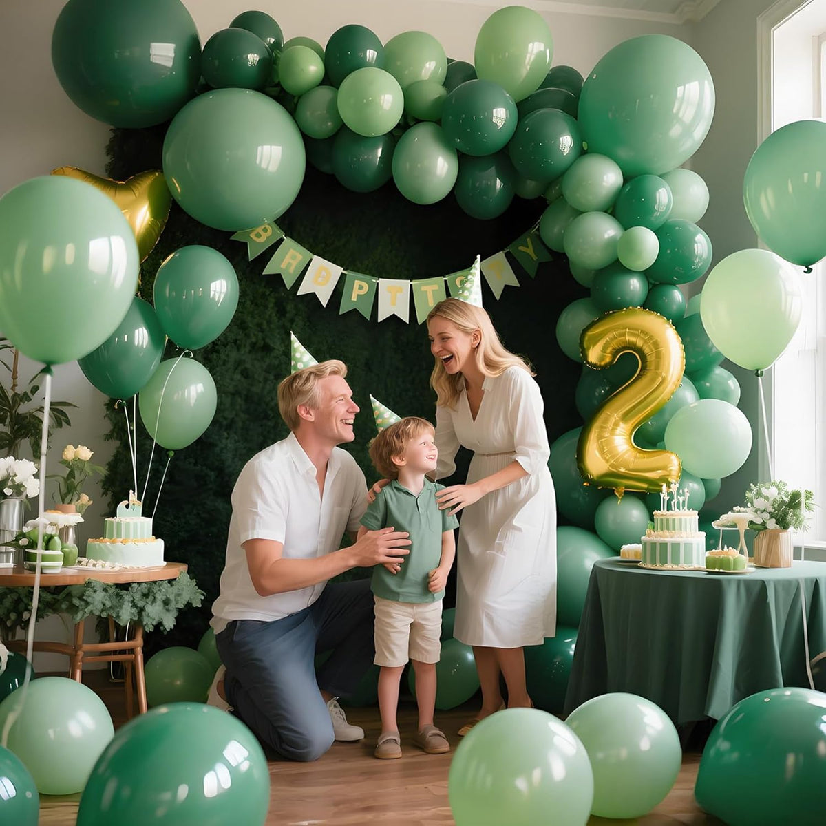 KAWKALSH Sage Green Balloon 12 Inch, 110pcs Latex Party Balloons Helium Bright Color for Birthday