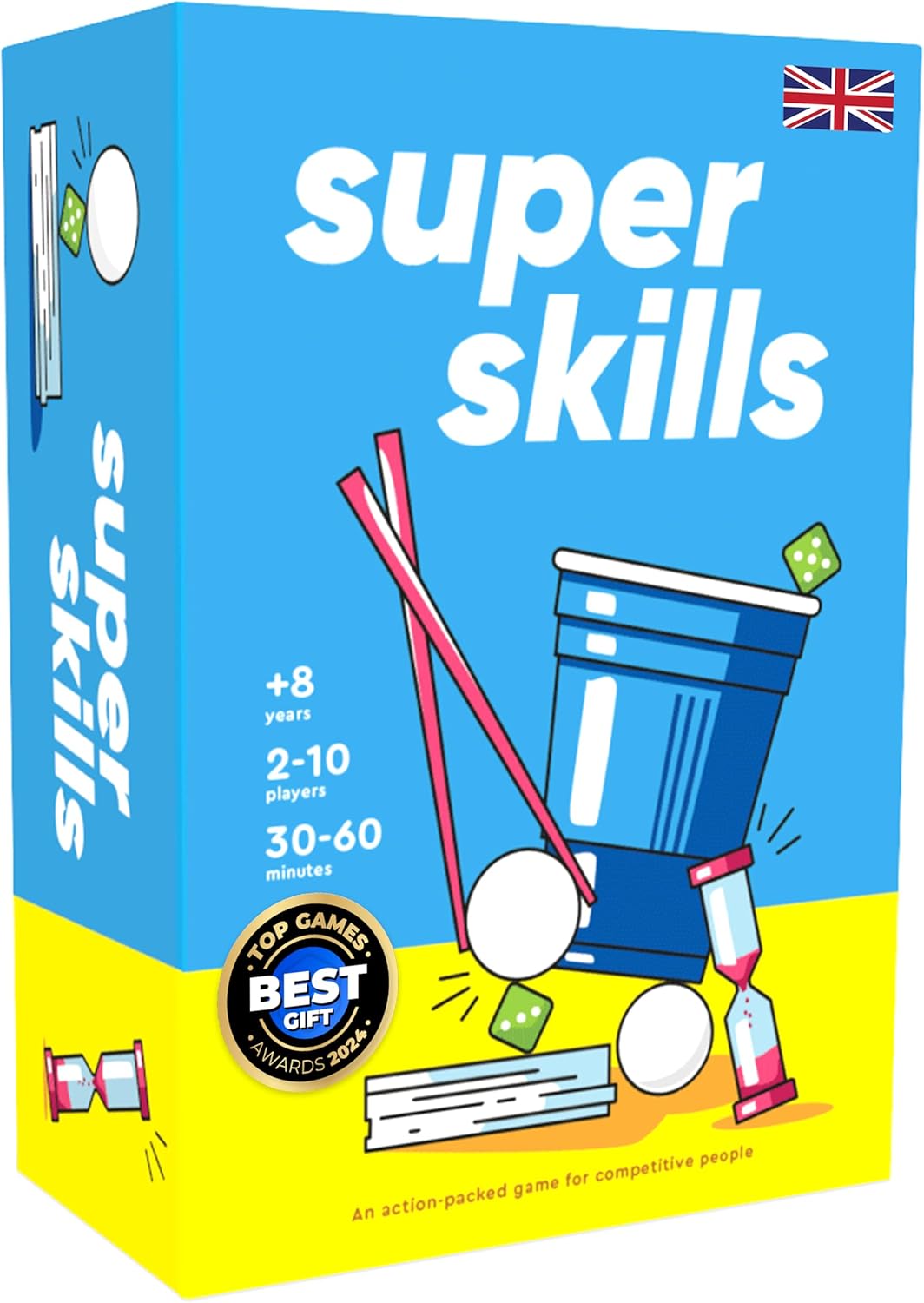 Super Skills - Action Game for Competitive People - Beat Your Friends at 120 Challenges - Fun Group