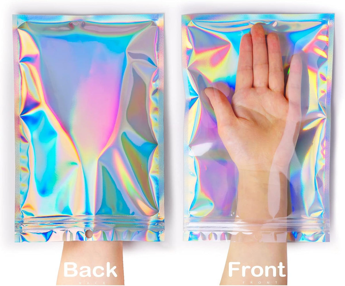 Smell Proof Bags & Resealable Foil Pouch Sample Bag [100 PCS ] Great for Party Favor Food Storage