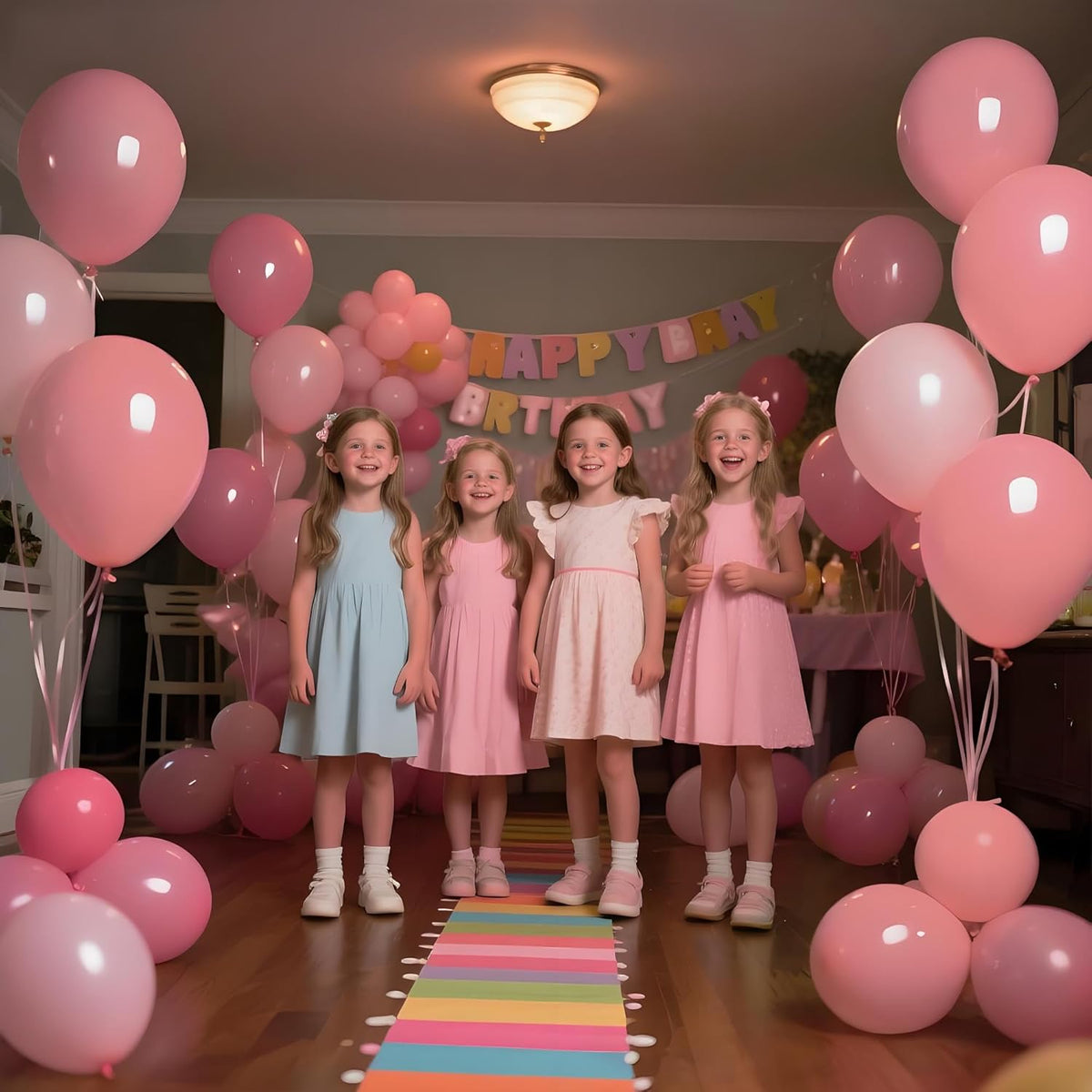 110pcs Dusty Pink Balloon 12 Inch, Brush Pink Latex Balloons for Birthday Party Baby Shower