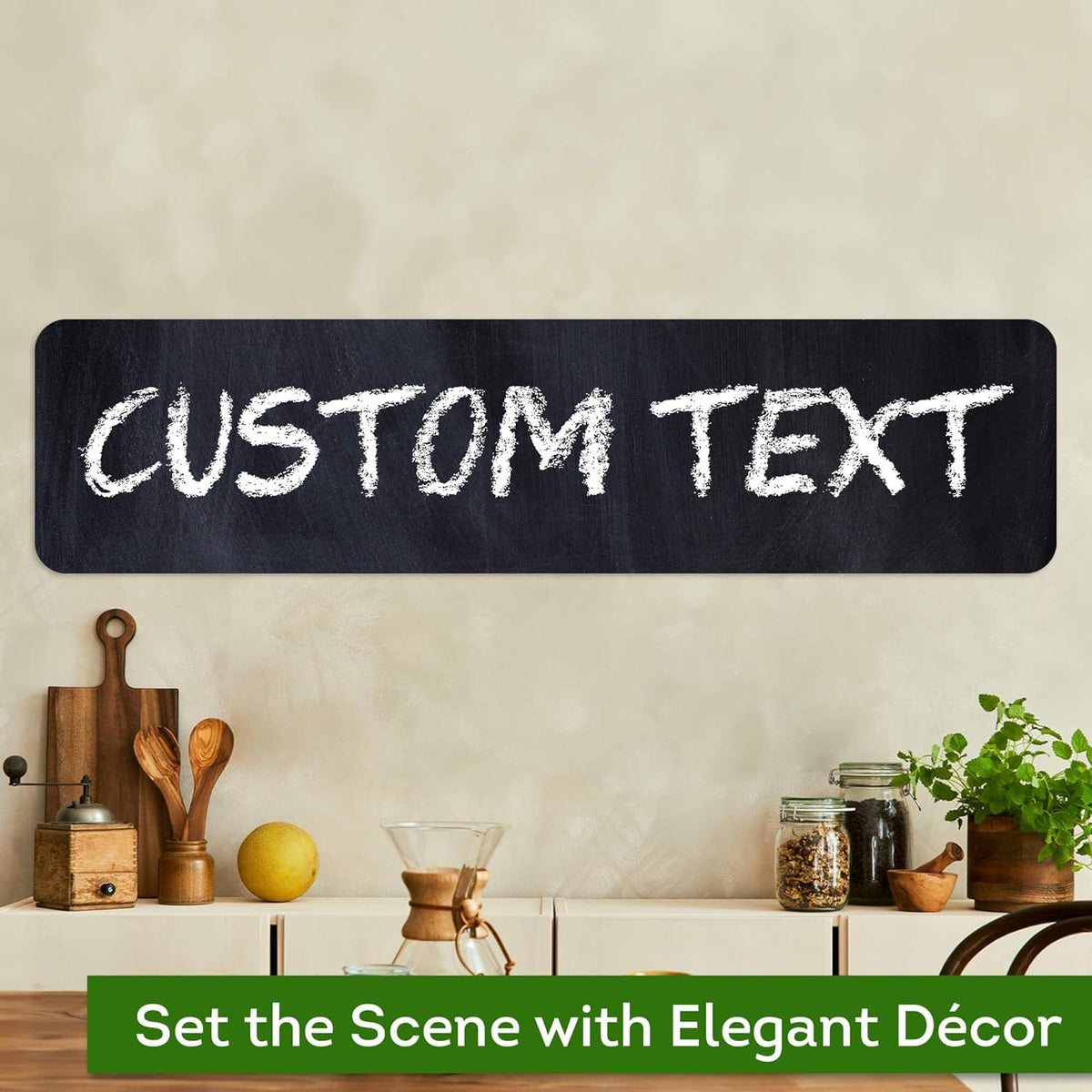 Custom Sign, Custom Street Sign, 11 Font Colors, 13 Font Styles, 4 Hole Options, 22 Sizes, 8x32