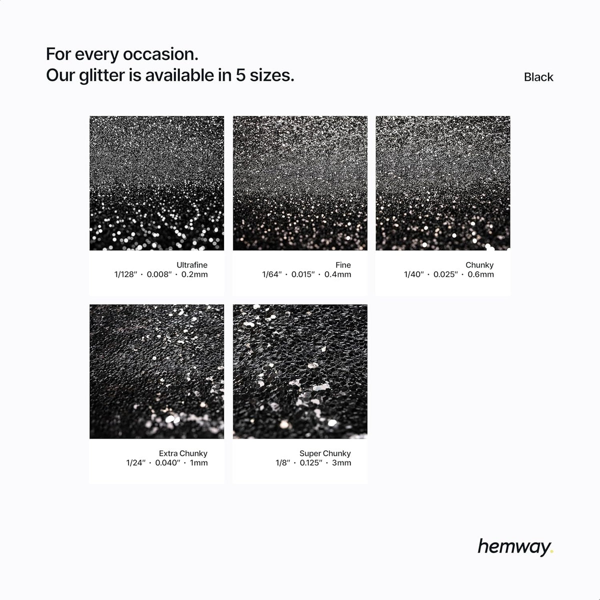 Hemway Eco Friendly Biodegradable Glitter 100g / 3.5oz Bio Cosmetic Safe Sparkle Vegan for Face