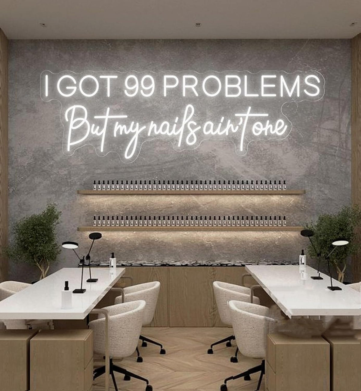 Custom Neon Sign, Custom LED Neon Sign Customizable for Business Salon Beauty Nail Studios Light Up