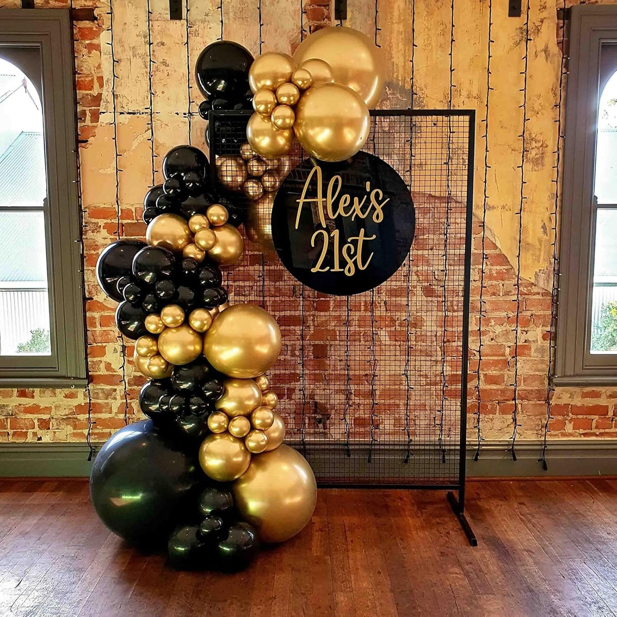 90pack Black Balloons Different Size 18/12/10/5 Inch Black Balloon Garland Arch Kit for Graduation