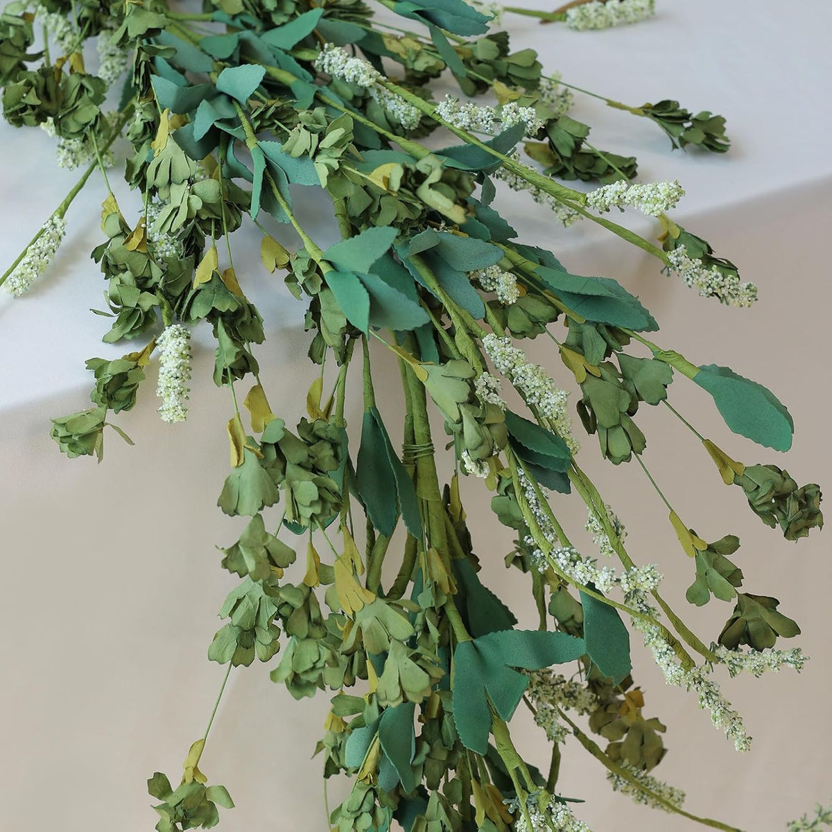 Mizii Fall Garland Artificial Flower Garlands 6 Feet Fake Wildflower Floral Garland Hanging Vines
