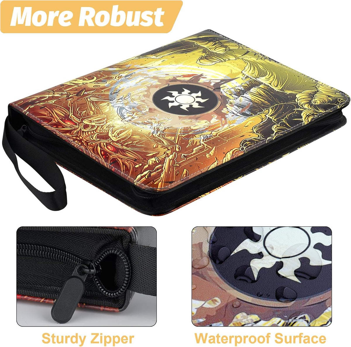 Trading Card Binder for MTG Cards, Premium 9 Pocket Card Binder, 720 Double Sided Pocket Collector