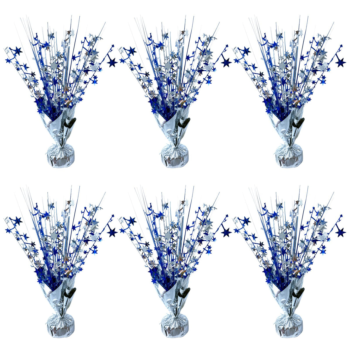Birthday Table Centerpiece Party Decoration Foil Spray Centerpiece Tabletop