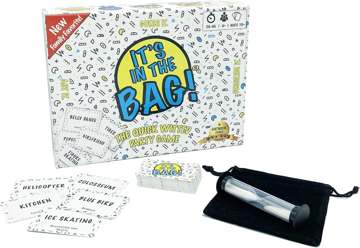 It’s in The Bag - Ultimate Family Game for Game Night, 3 Rounds of Wild Easy Fun! Best Board and