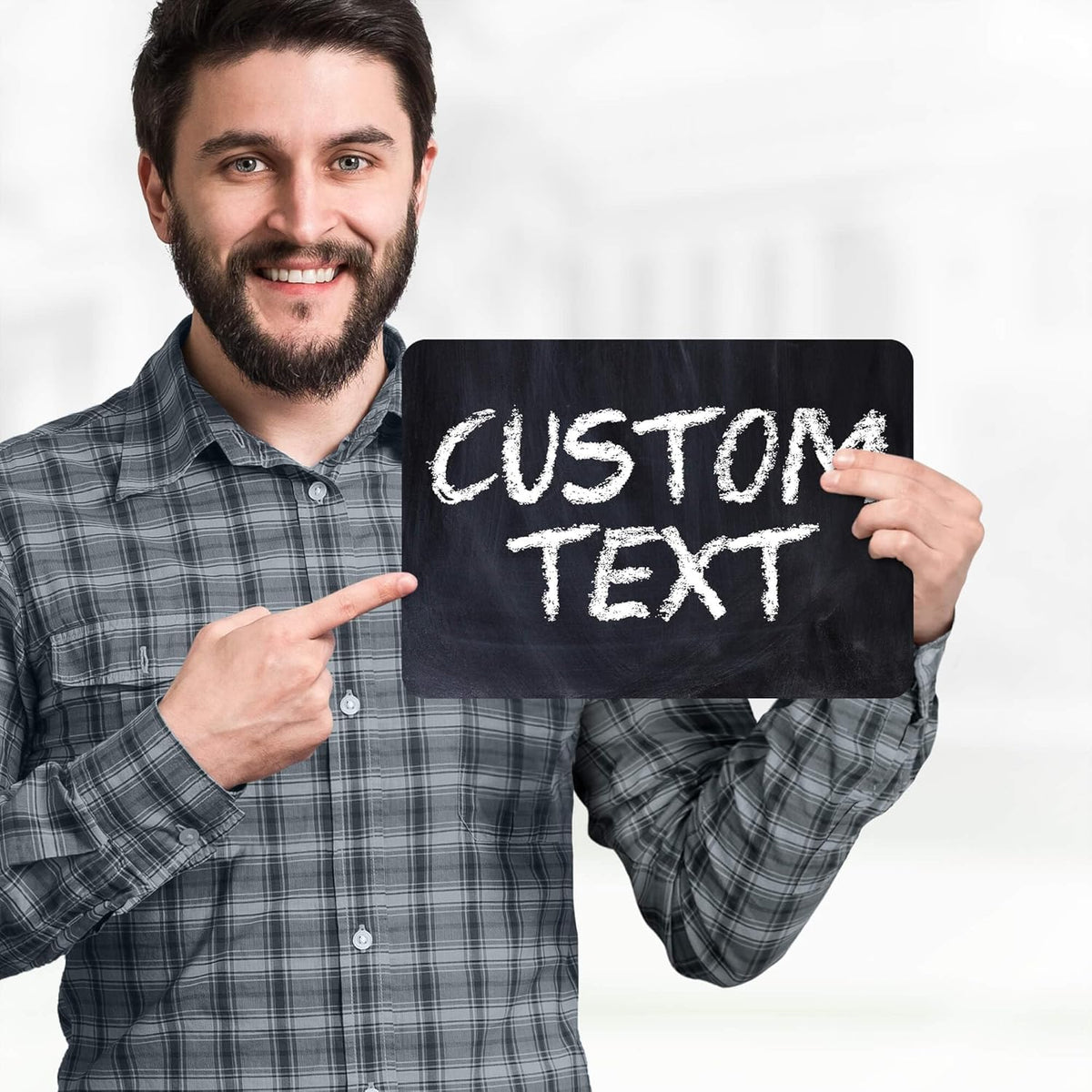 Custom Sign, Custom Street Sign, 11 Font Colors, 13 Font Styles, 4 Hole Options, 22 Sizes, 7x10