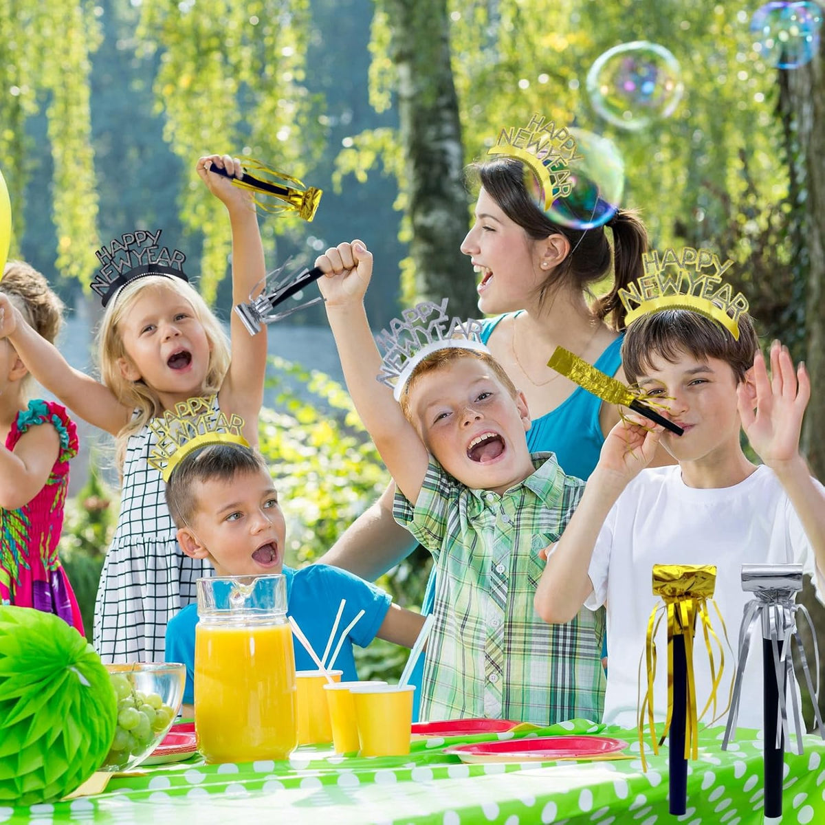 24 Pieces Party Squawkers Christmas Party Blowers Noise Makers for New Year Party Favor Supplies