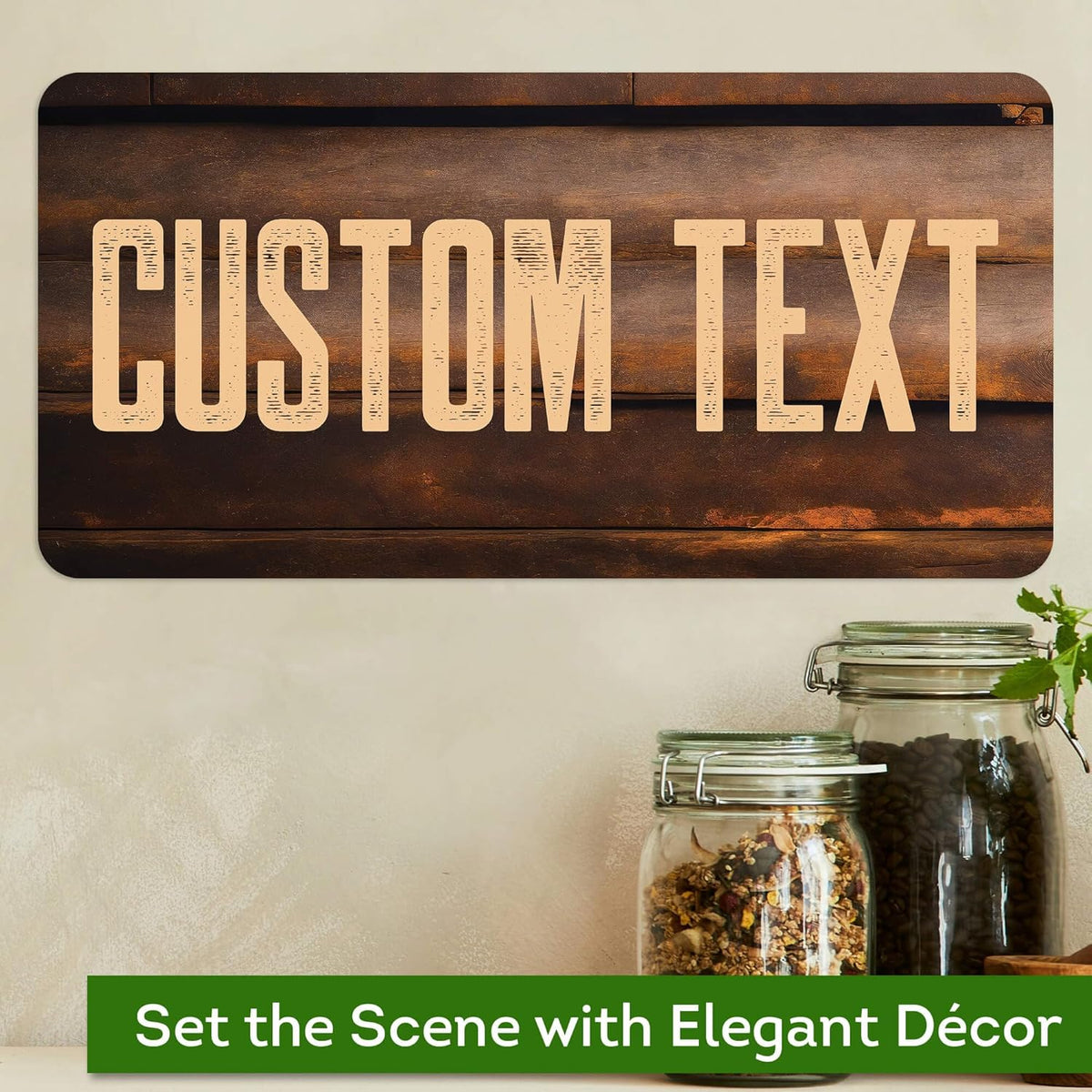 Custom Sign, Custom Street Sign, 11 Font Colors, 13 Font Styles, 4 Hole Options, 22 Sizes, 6x12