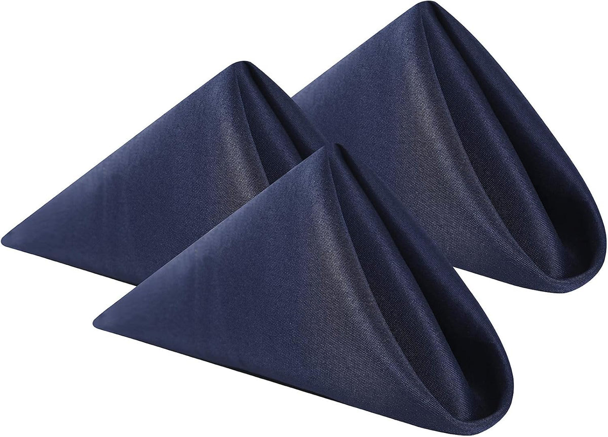 Cloth Napkins 20x20 inch Washable Polyester Dinner Napkins Soft Table Napkins for Wedding Party