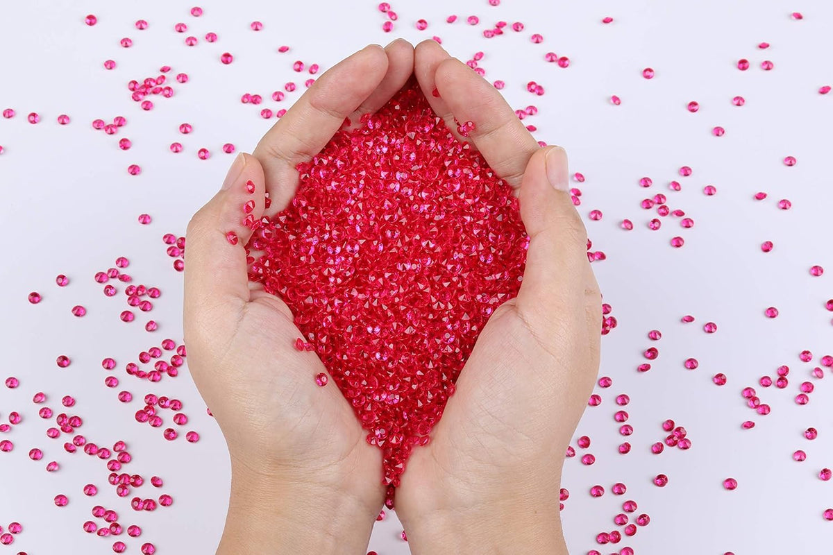 10000 pcs/Pack Wedding Table Scatter Confetti Crystals Acrylic Diamonds Vase Fillers 4.5 mm