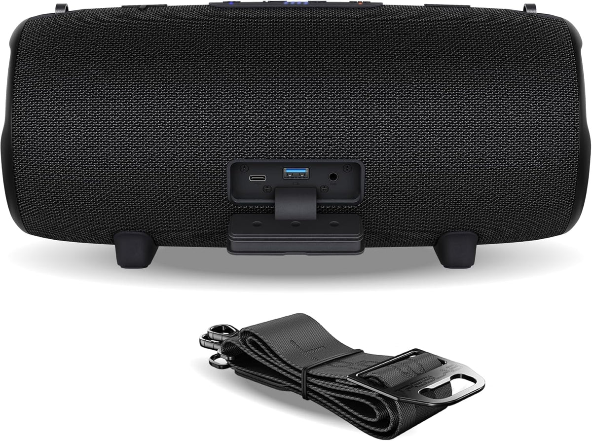 TREBLAB Ultra Loud Wireless Speaker - 60W Stereo Sound with Deep Bass, 20H Playtime, Powerbank