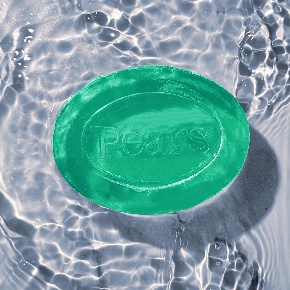 Pears Soap, Pure & Gentle with Lemon Flower Extracts, 5-Pack – Transparent Green Glycerin Soap for
