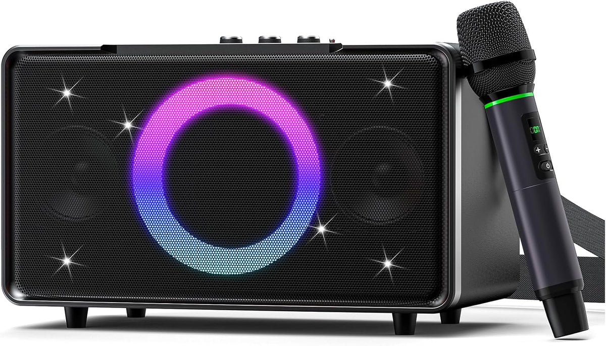 GFEEN Portable Bluetooth Speaker: 200W Peak, Deep Bass, 15H Playtime, Large Party Wireless