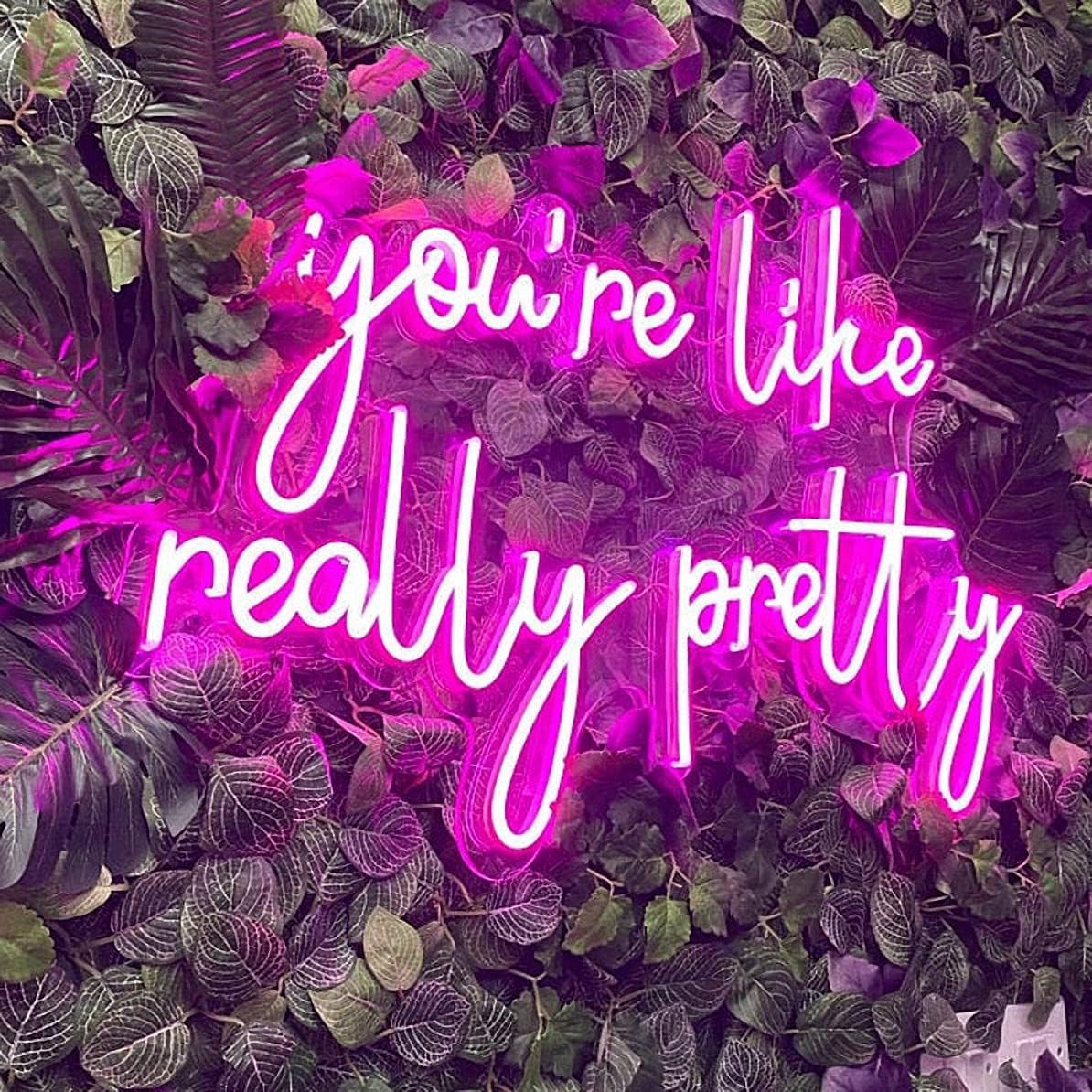 Ulalaza LED Neon Sign Night Light for Wall Party Décor Bedroom Room Bar Wedding Home Birthday Art