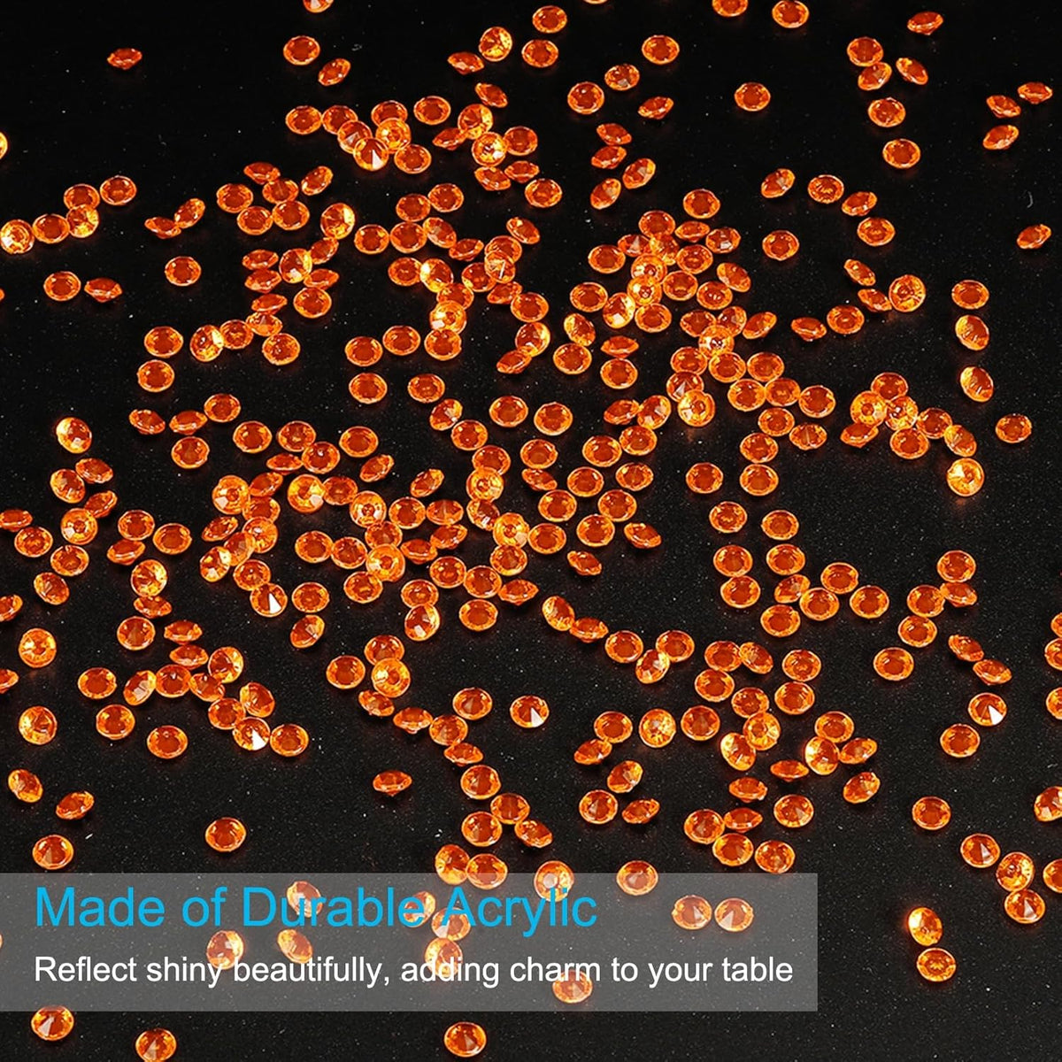 PATIKIL 10000 Pcs Wedding Table Scatter Confetti Crystals 4.5mm Acrylic Diamonds Vase Fillers Gems