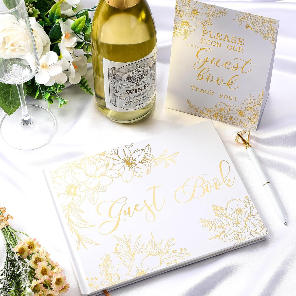 Wedding Guest Book Personalized Photo Guestbook to Sign at Reception Wedding Guest Sign in Book