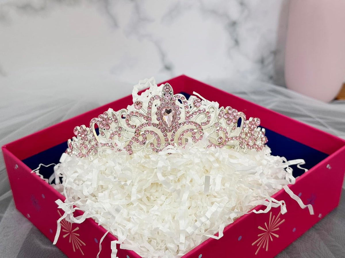 JETKONG 3 Pcs Bachelorette Party Decorations Bridal Shower Crown, Bride to Be Sash&Veil for Women