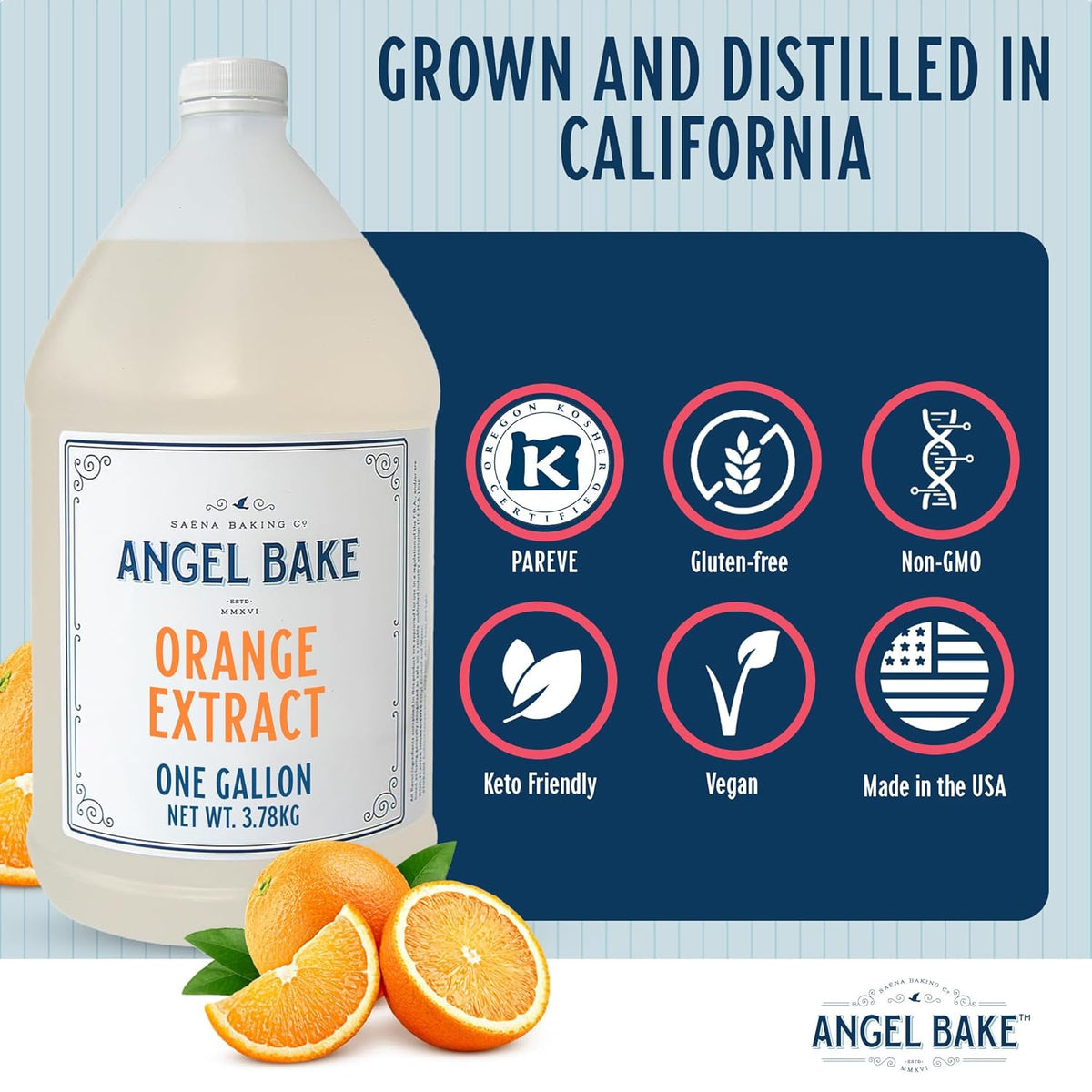 Pure Valencia Orange Extract 5X - Natural Essence for Beverage Formulations, Bulk Manufacturing