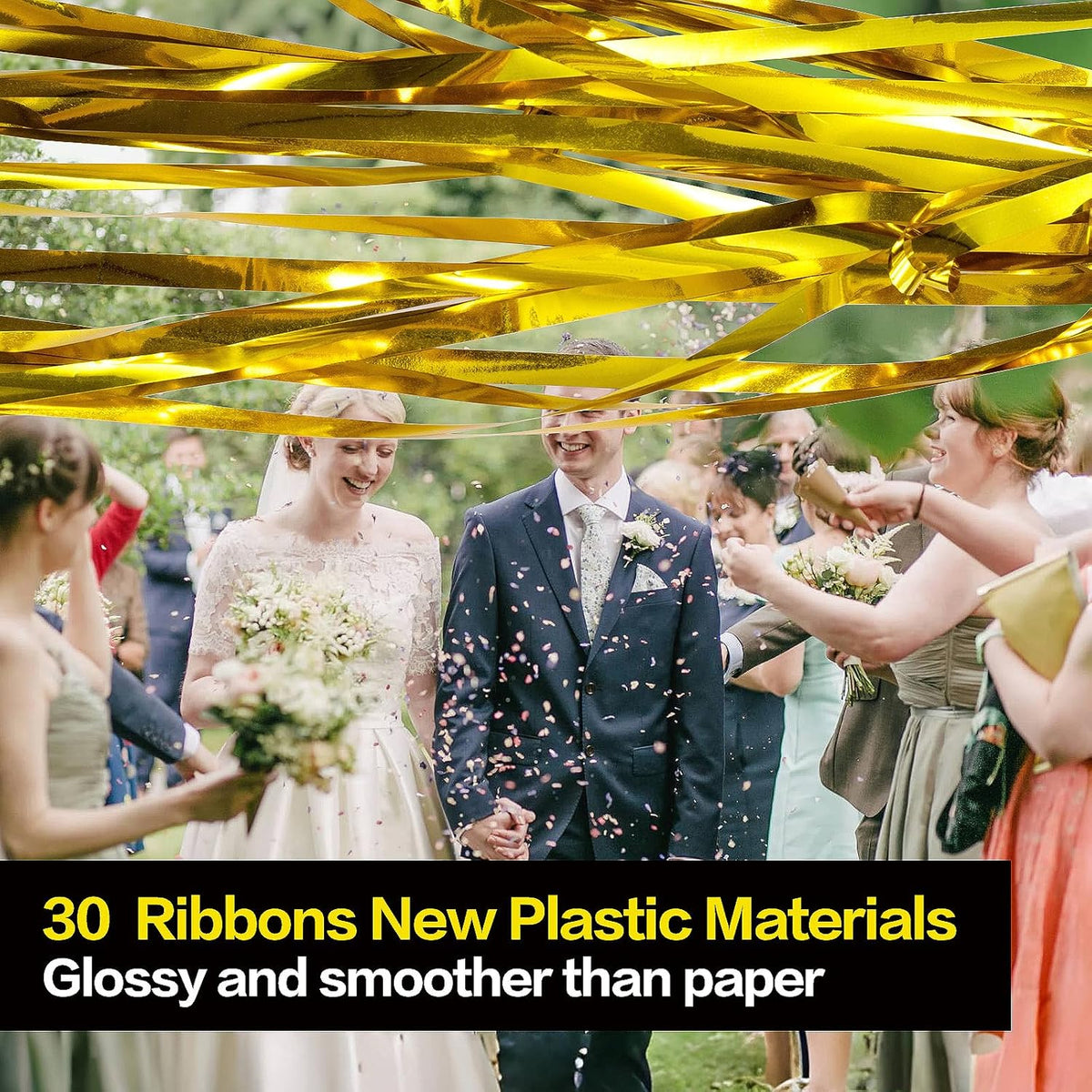 Confetti Poppers, Plastic No Mess Streamers, Party Poppers for