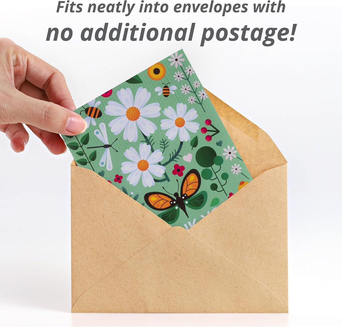 Bentley Seed Co. Thank You Packet - Pollinator Flower Mix - 25 Seed Packets - Perfect Eco-Friendly