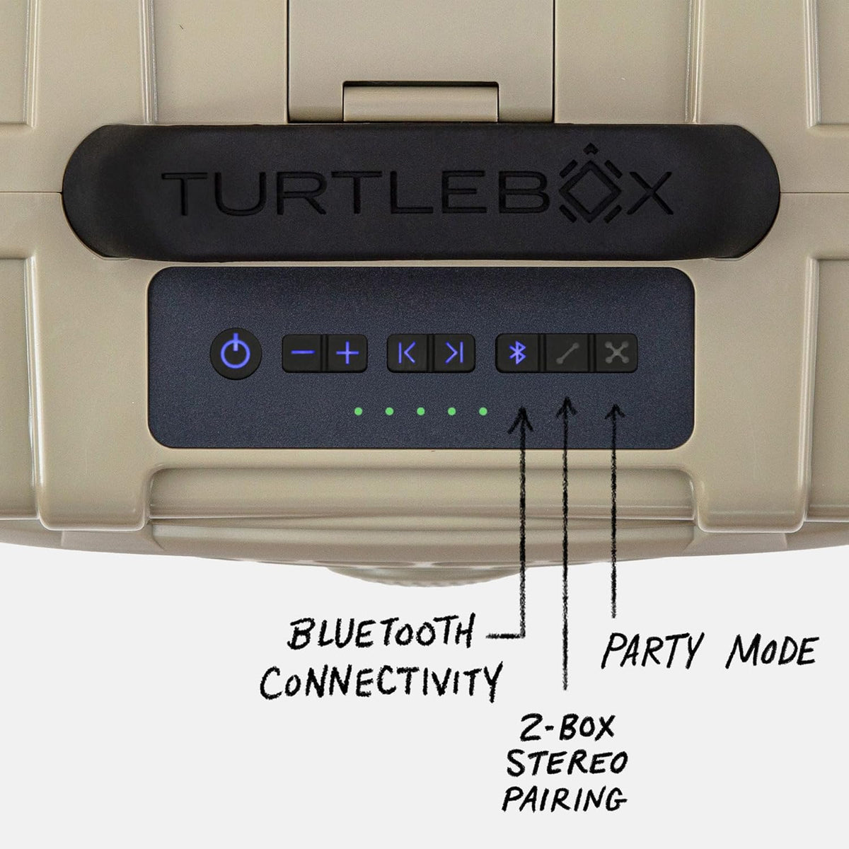 Turtlebox Original Gen 3: Portable Outdoor Bluetooth Speaker – Ultra-Loud (120dB), Waterproof