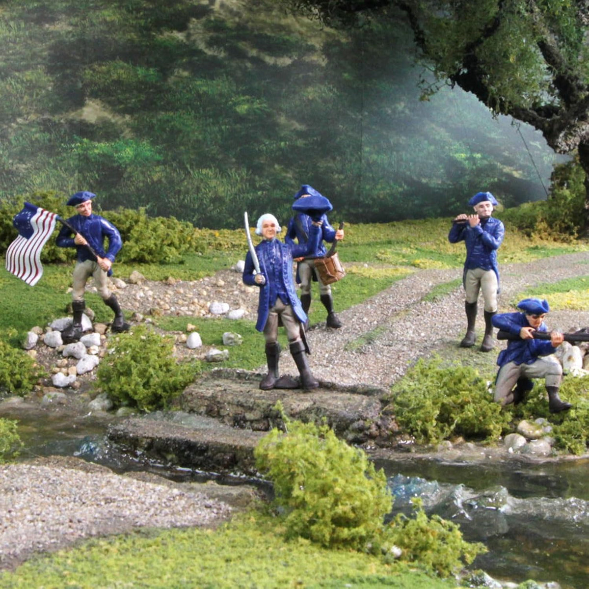 Safari Ltd. Continental Army Designer TOOB - Miniature Revolutionary War Figurines - Educational